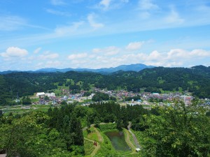 28.7.10　松代城跡公園　展望台からの眺め
