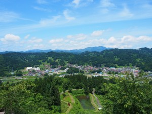 28.7.10　松代城跡公園　展望台からの眺め