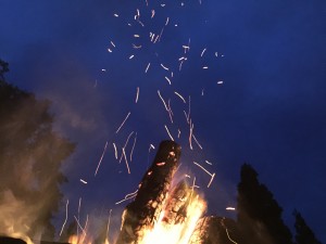 28.7.25_清田山キャンプ場＿キャンプファイヤー3