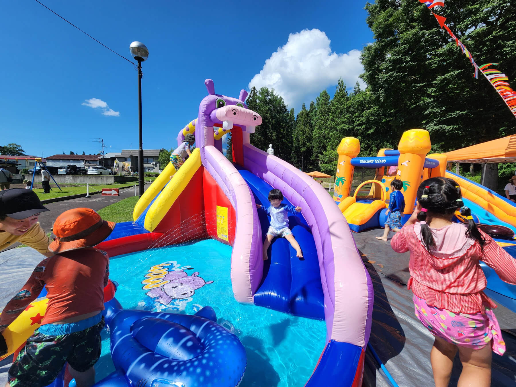 赤ちゃんや未就学児が入れるプール！桂公園こどもランド【新潟県十日町