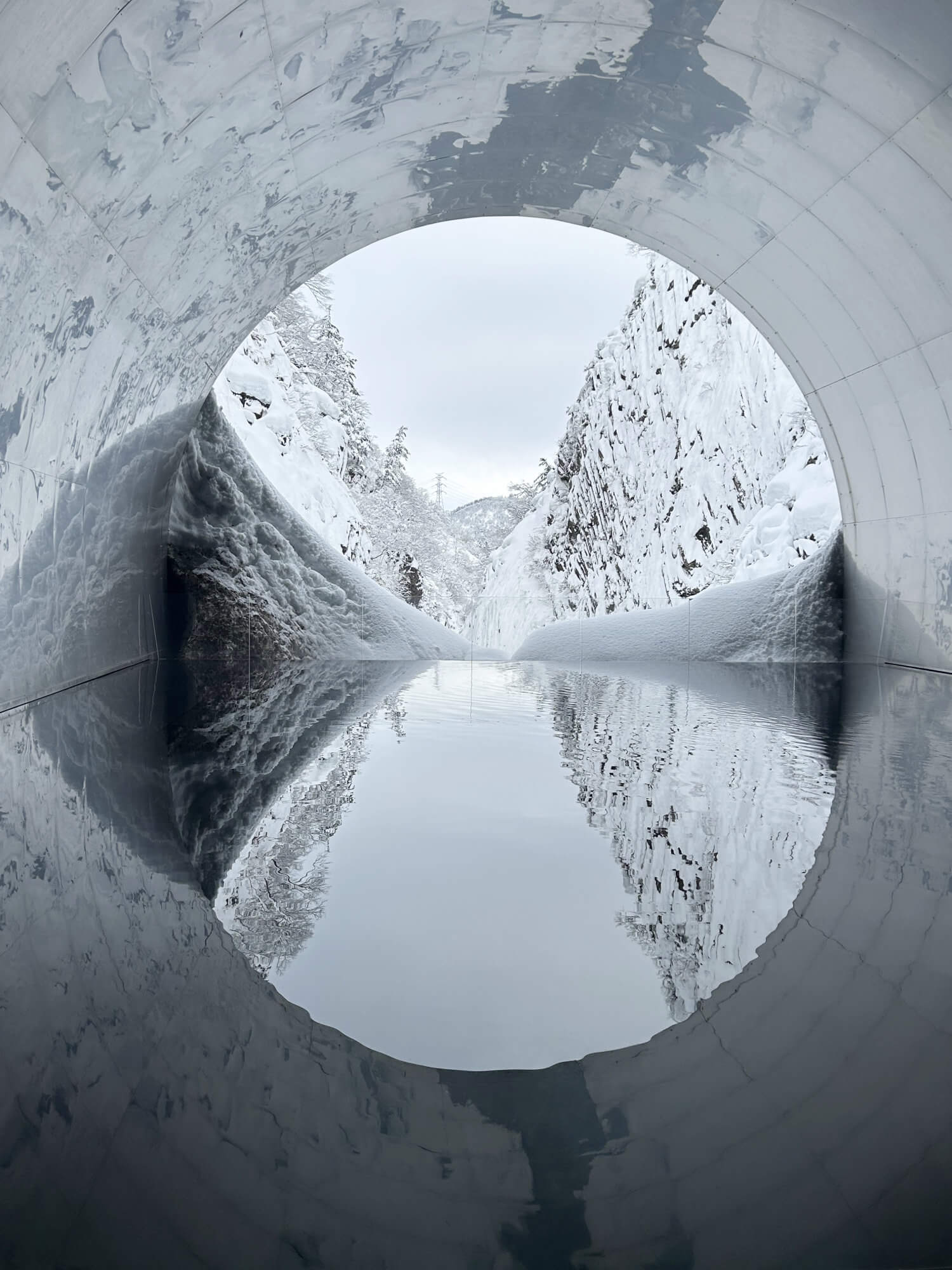 1/11 清津峡の雪の様子2025【新潟県十日町市】 | 十日町市観光協会