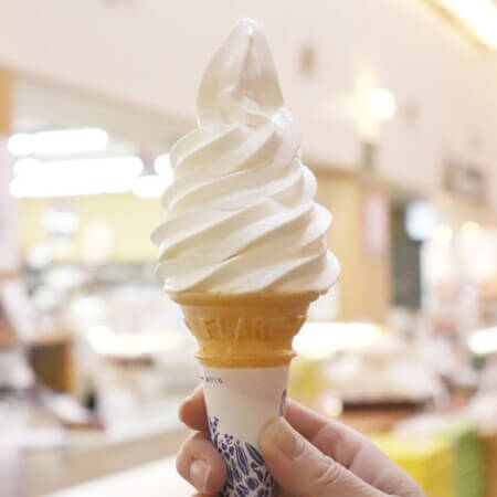 ボリュームあり！生クリームの濃厚な味がします
